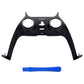 eXtremeRate Replacement Decorative Trim Shell for PS5 Controller BDM-060 - Black