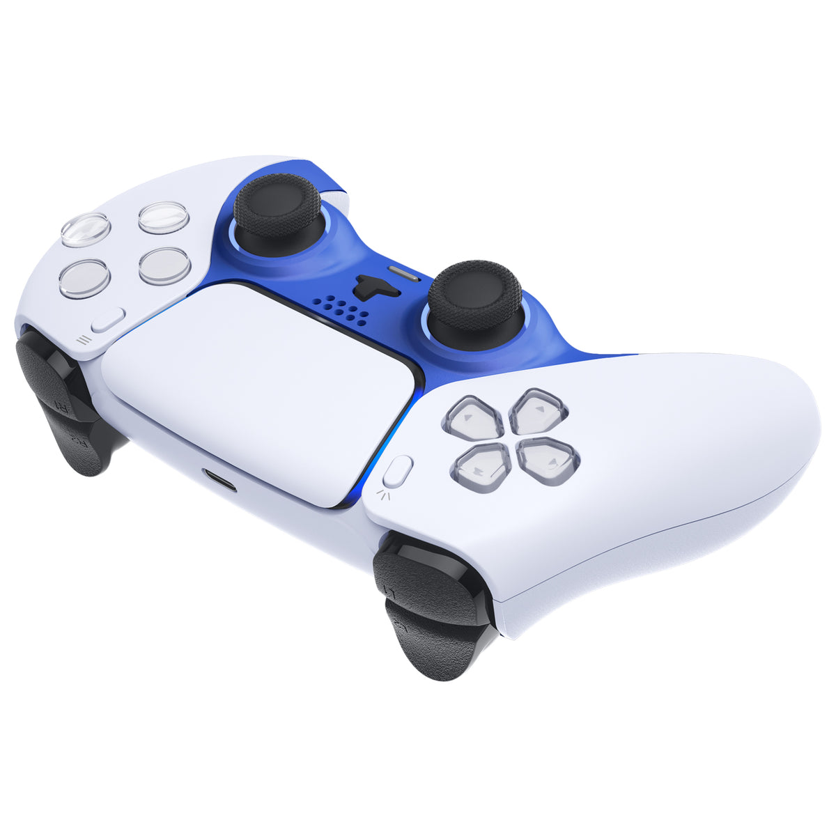 eXtremeRate Replacement Decorative Trim Shell for PS5 Controller BDM-060 - Blue