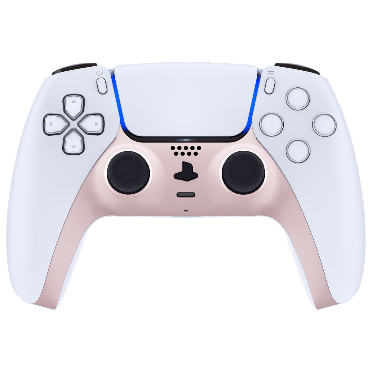 eXtremeRate Replacement Decorative Trim Shell for PS5 Controller BDM-060 - Cherry Blossoms Pink