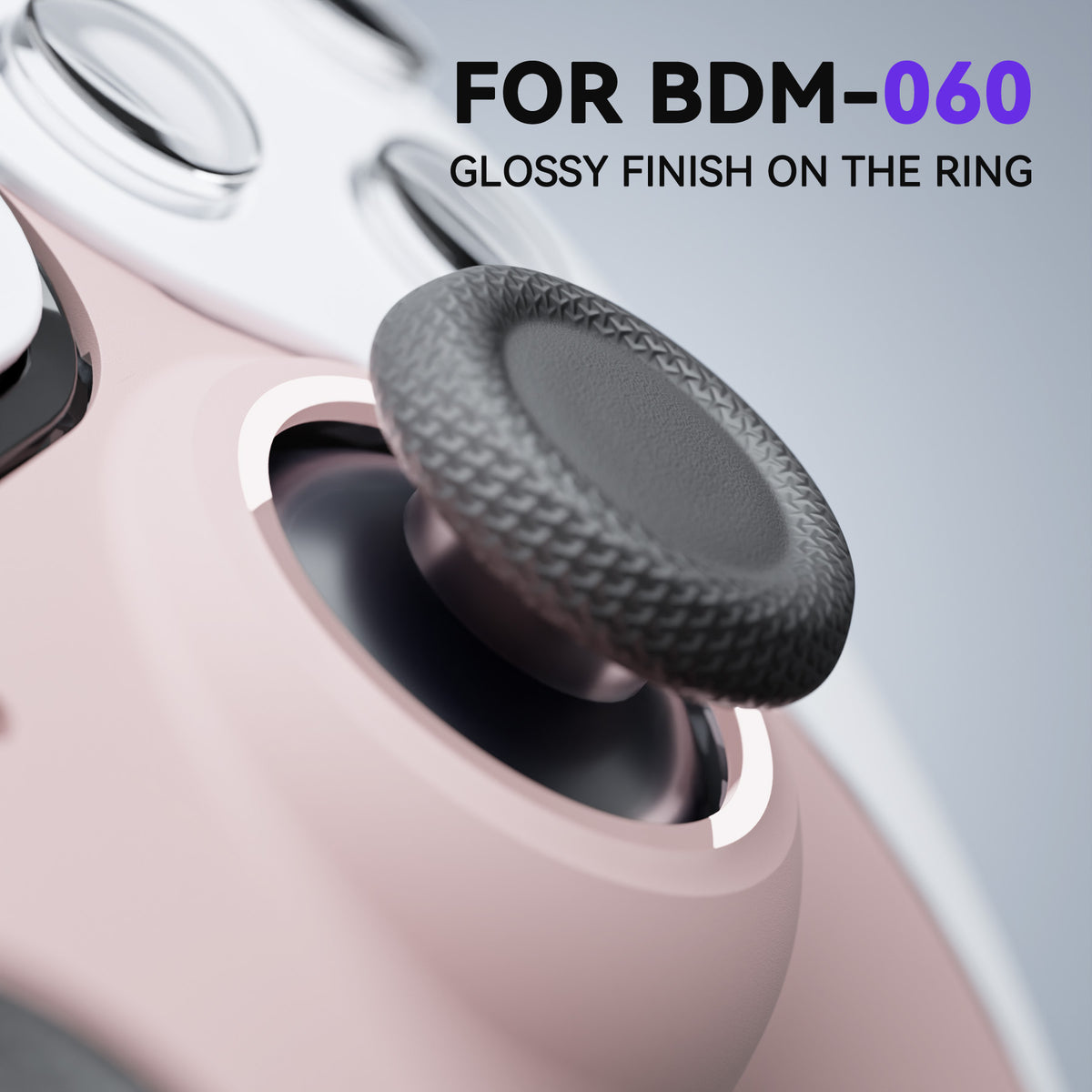 eXtremeRate Replacement Decorative Trim Shell for PS5 Controller BDM-060 - Cherry Blossoms Pink