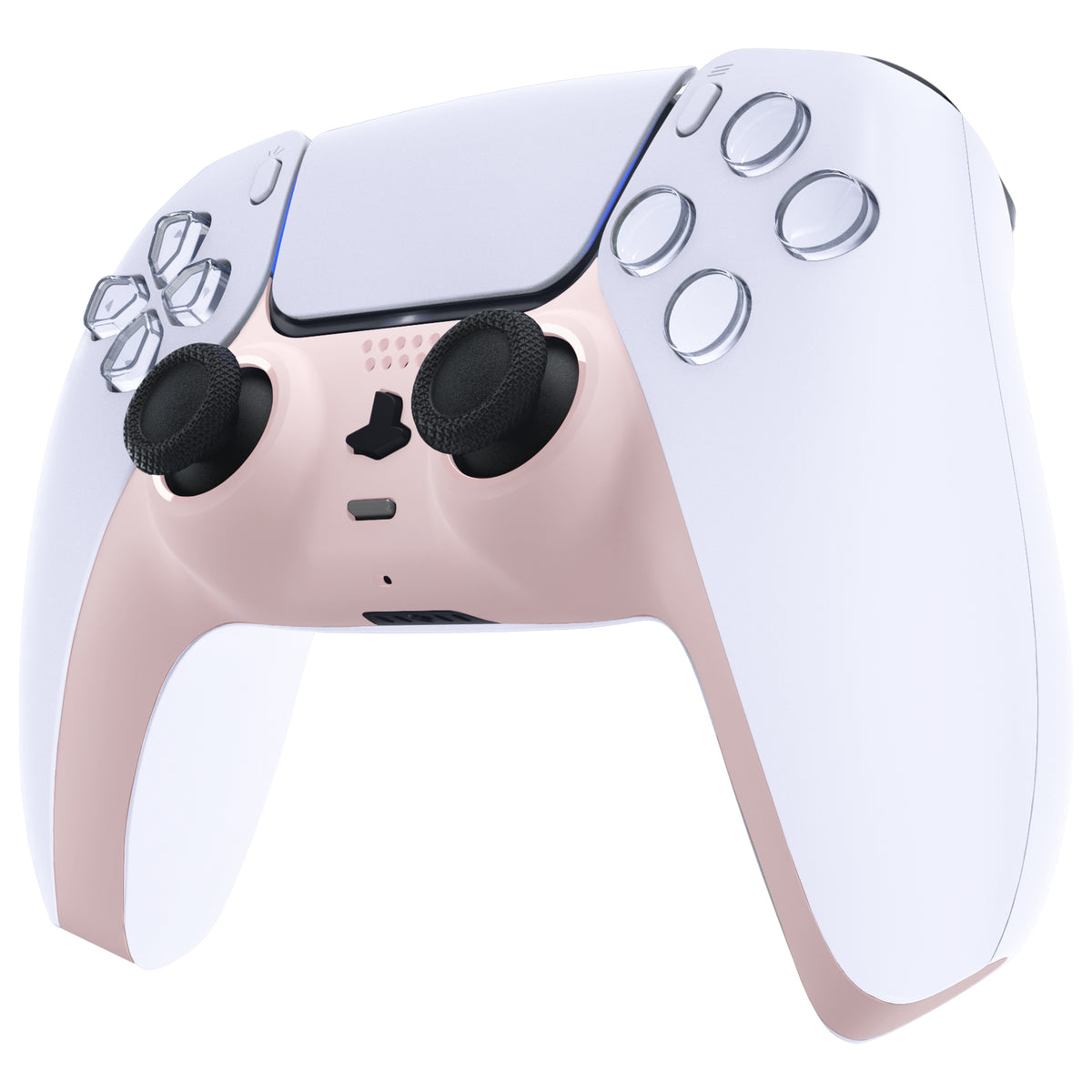 eXtremeRate Replacement Decorative Trim Shell for PS5 Controller BDM-060 - Cherry Blossoms Pink