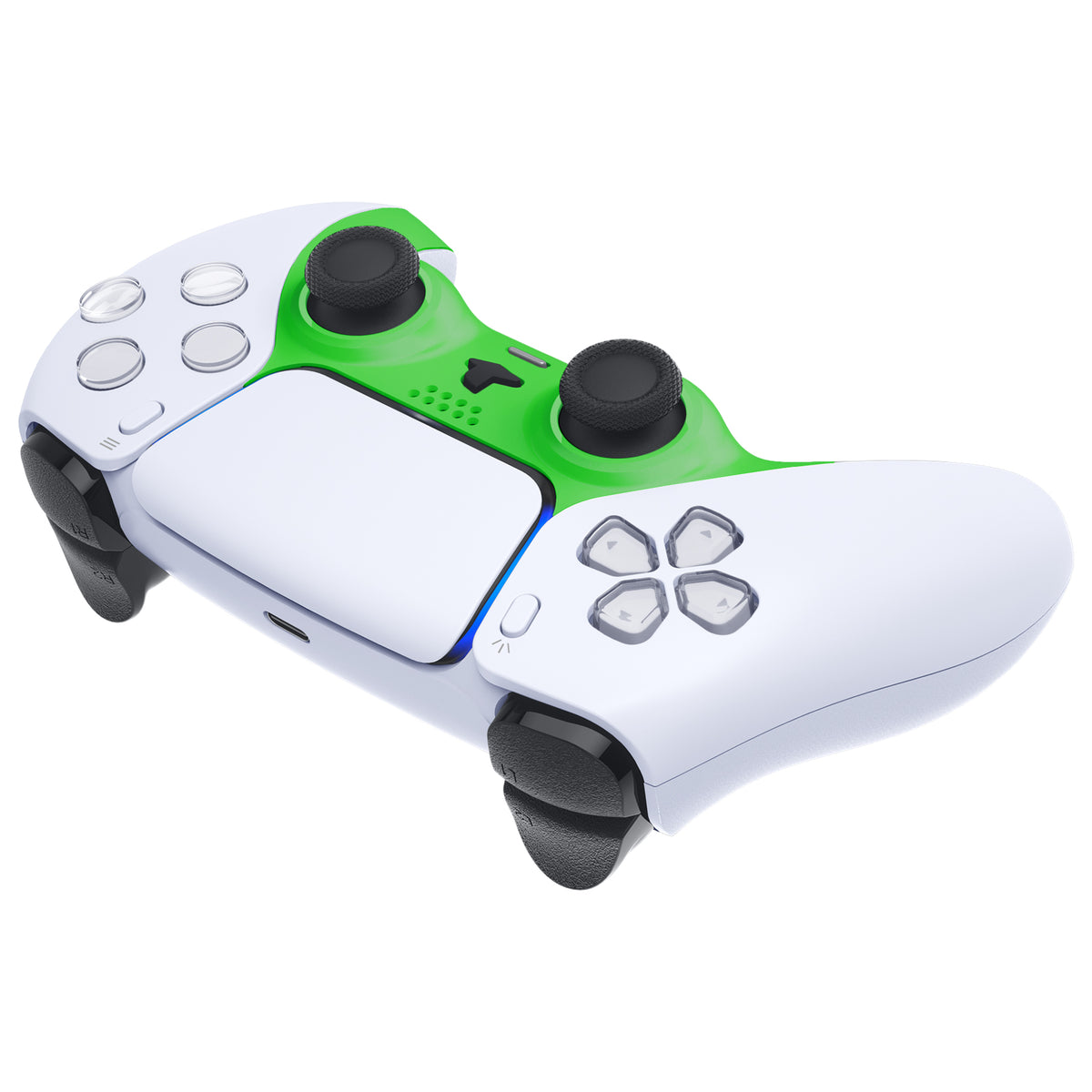 eXtremeRate Replacement Decorative Trim Shell for PS5 Controller BDM-060 - Green