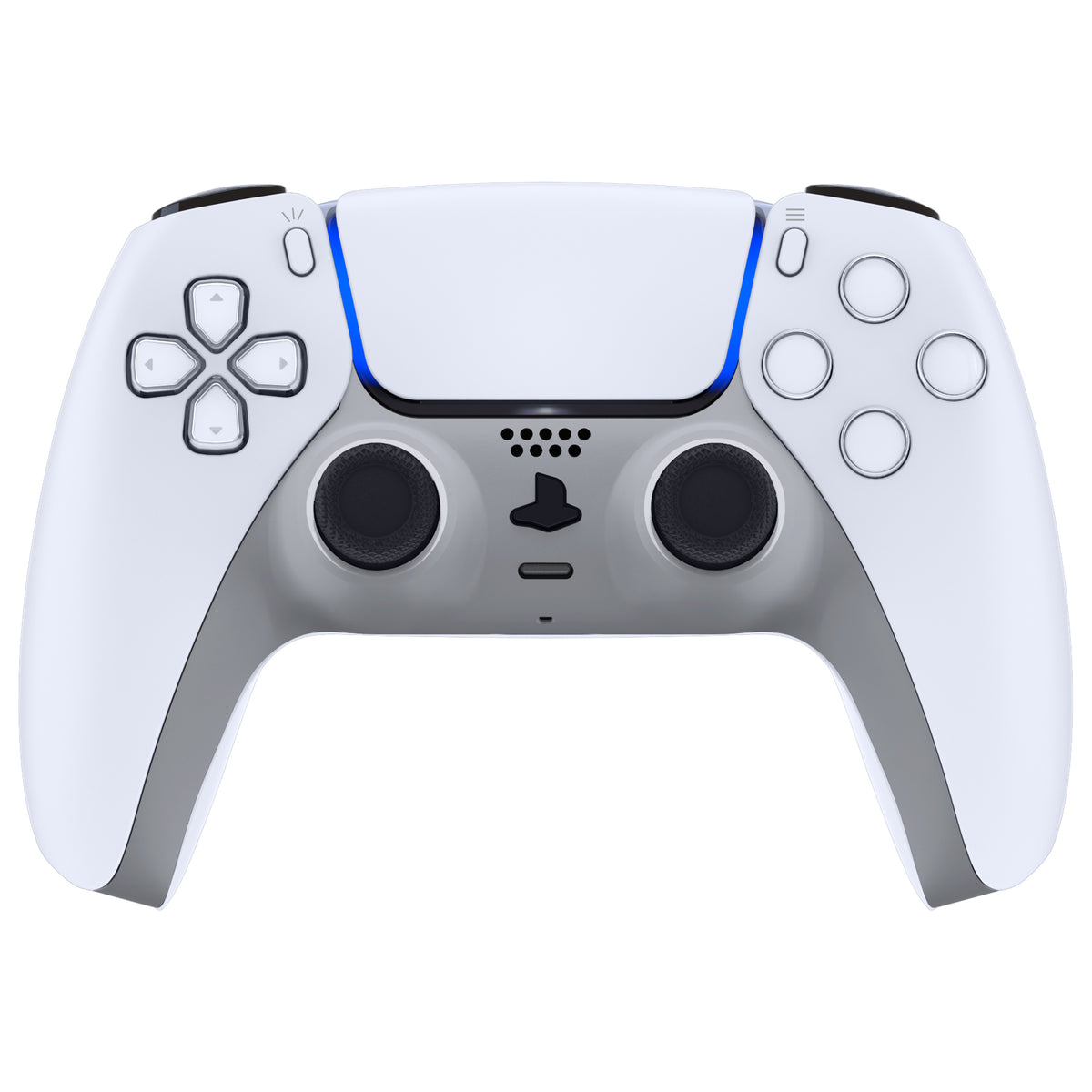 eXtremeRate Replacement Decorative Trim Shell for PS5 Controller BDM-060 - New Hope Gray