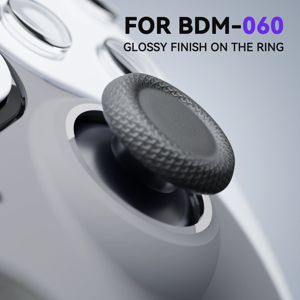 eXtremeRate Replacement Decorative Trim Shell for PS5 Controller BDM-060 - New Hope Gray