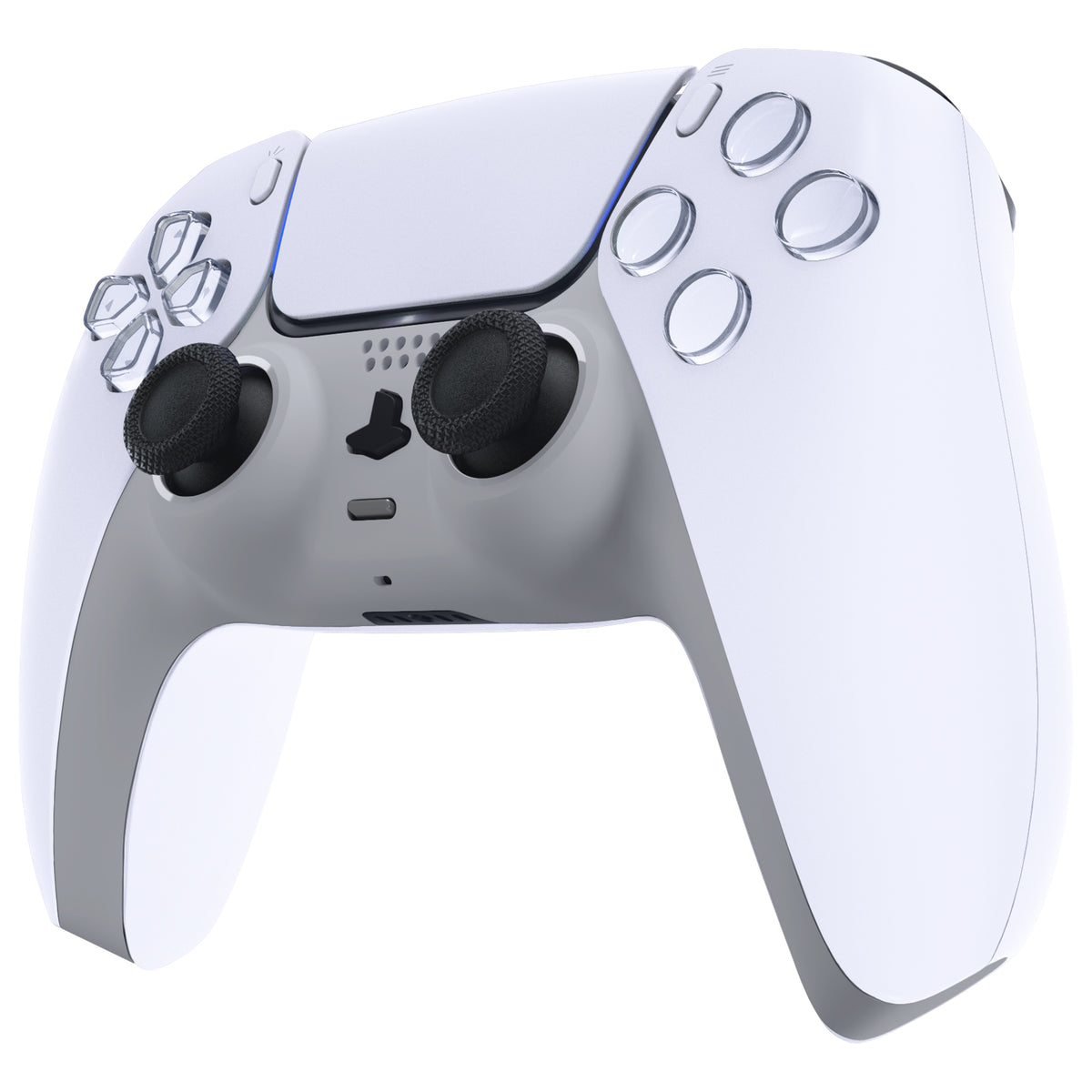 eXtremeRate Replacement Decorative Trim Shell for PS5 Controller BDM-060 - New Hope Gray