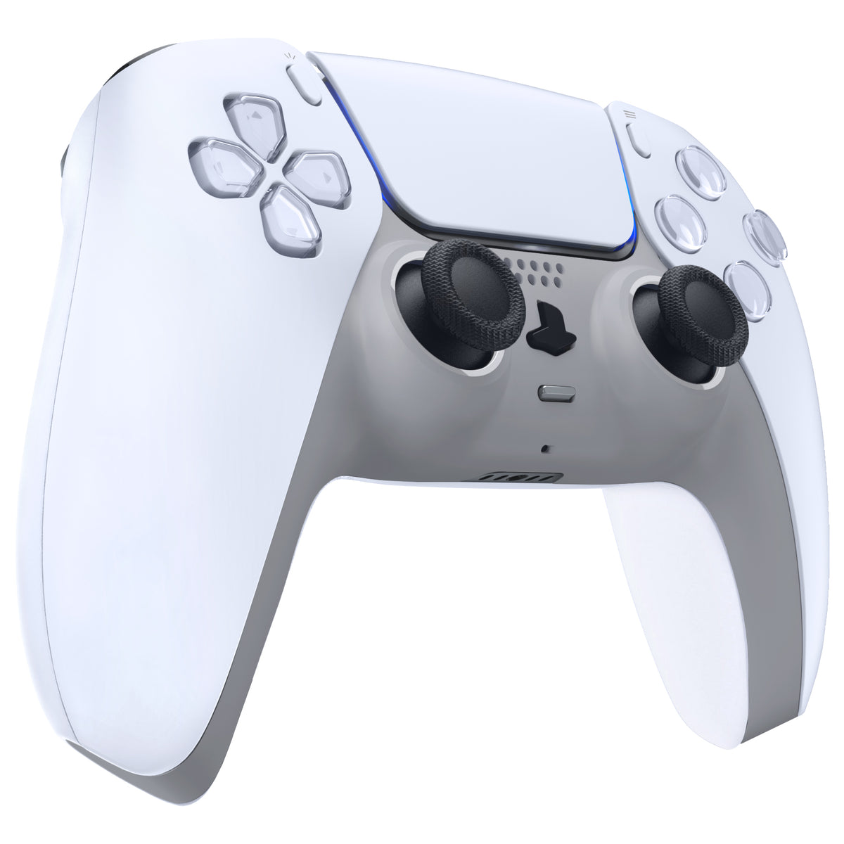eXtremeRate Replacement Decorative Trim Shell for PS5 Controller BDM-060 - New Hope Gray