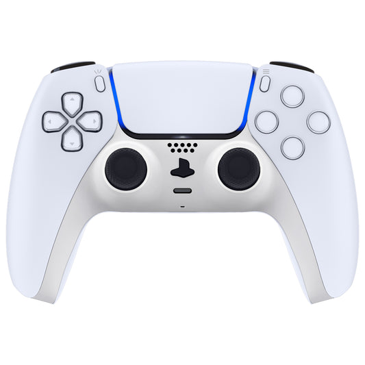 eXtremeRate Replacement Decorative Trim Shell for PS5 Controller BDM-060 - White