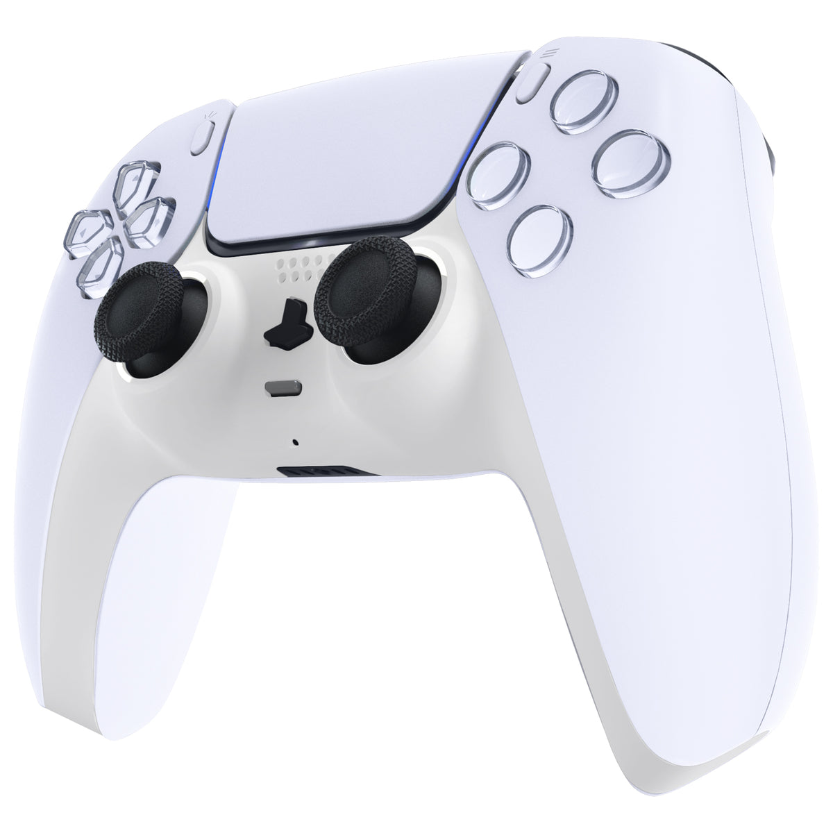 eXtremeRate Replacement Decorative Trim Shell for PS5 Controller BDM-060 - White
