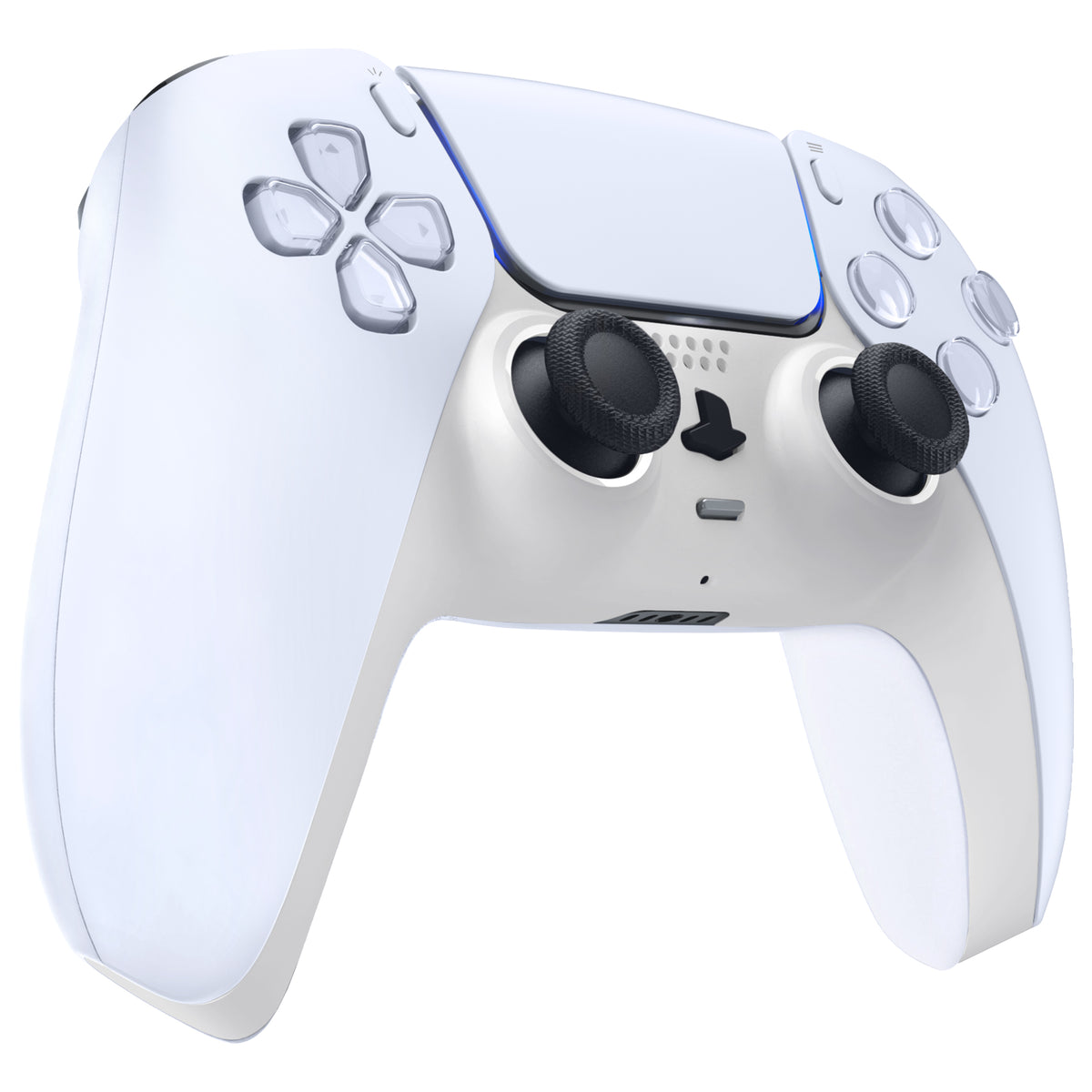 eXtremeRate Replacement Decorative Trim Shell for PS5 Controller BDM-060 - White