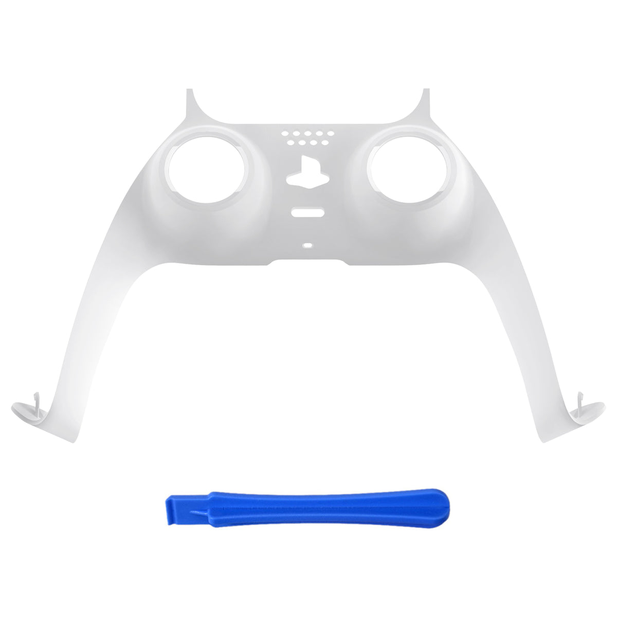 eXtremeRate Replacement Decorative Trim Shell for PS5 Controller BDM-060 - White