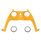 eXtremeRate Replacement Decorative Trim Shell with Accent Rings Compatible with PS5 Controller BDM-010/020/030/040/050 - Caution Yellow