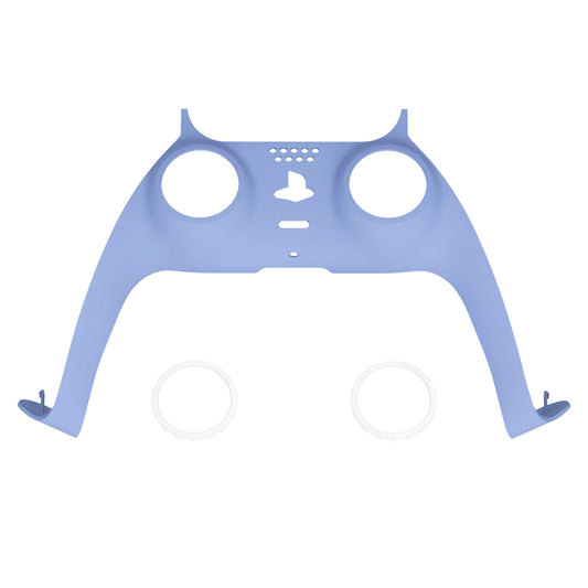 eXtremeRate Replacement Decorative Trim Shell with Accent Rings Compatible with PS5 Controller BDM-010/020/030/040/050 - Light Violet
