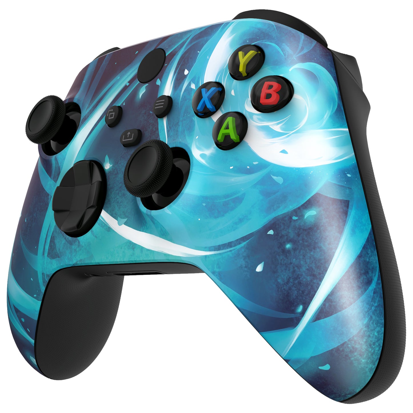 eXtremeRate Replacement Faceplate Front Housing Shell for Xbox Series X & S Controller - Aero Slash Magic