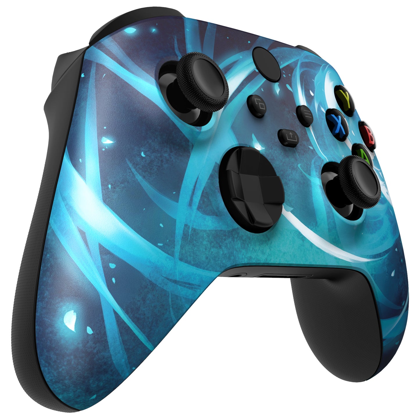 eXtremeRate Replacement Faceplate Front Housing Shell for Xbox Series X & S Controller - Aero Slash Magic