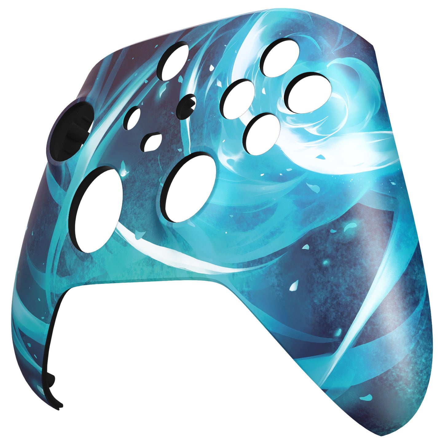 eXtremeRate Replacement Faceplate Front Housing Shell for Xbox Series X & S Controller - Aero Slash Magic