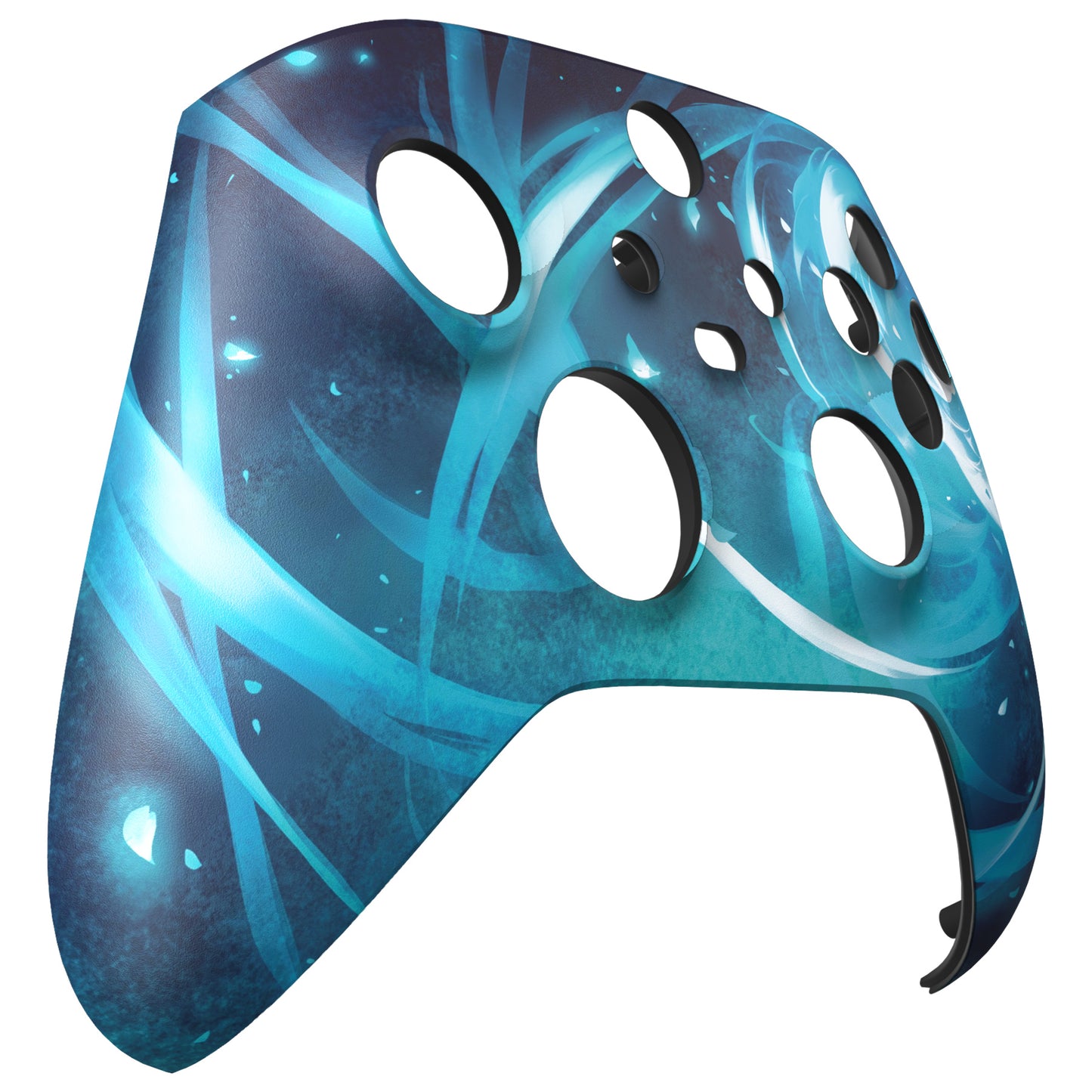 eXtremeRate Replacement Faceplate Front Housing Shell for Xbox Series X & S Controller - Aero Slash Magic