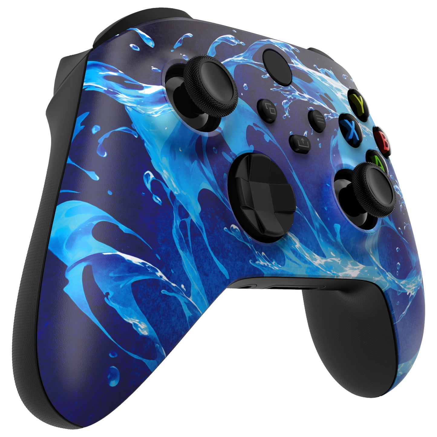 eXtremeRate Replacement Faceplate Front Housing Shell for Xbox Series X & S Controller - Aqua Magic