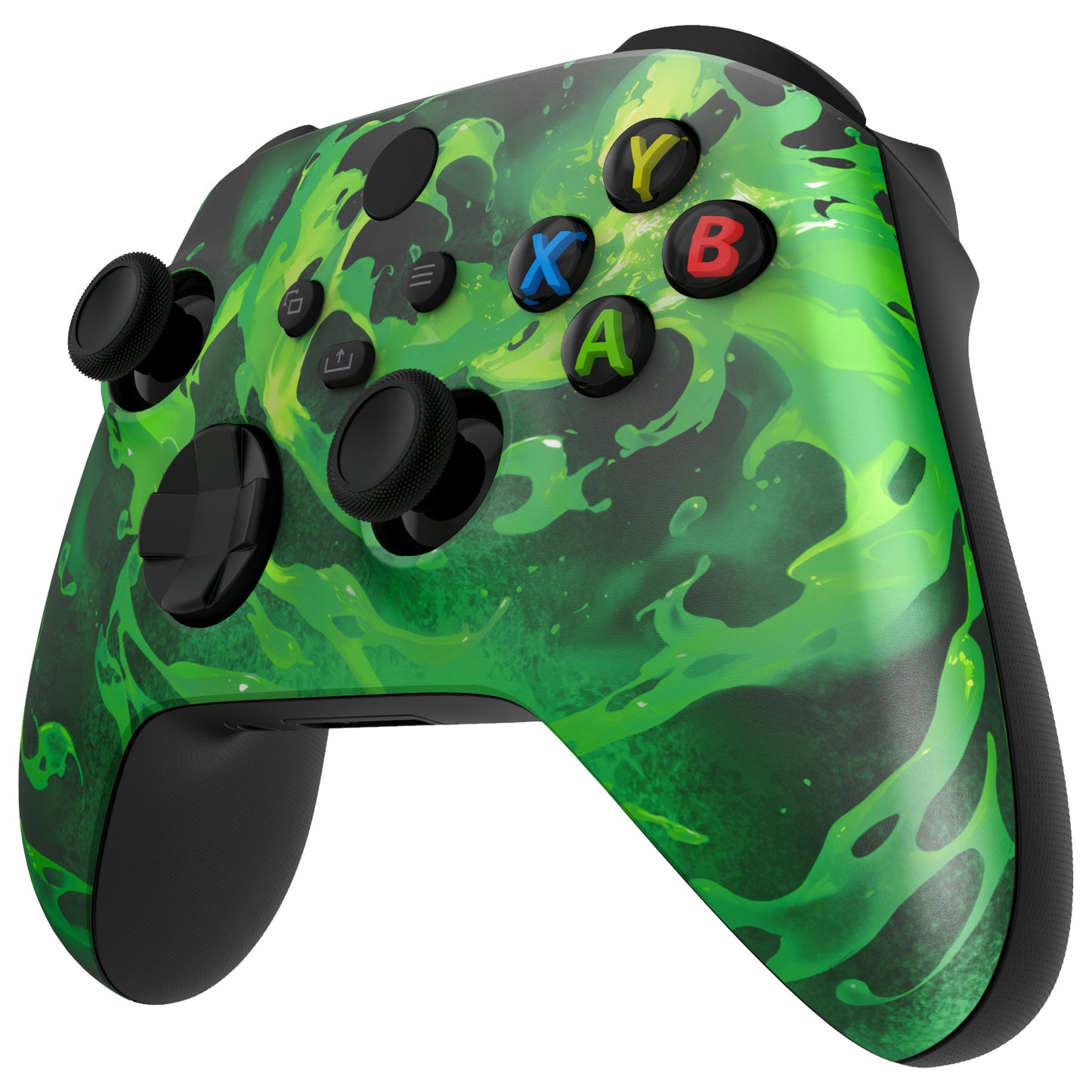 eXtremeRate Replacement Faceplate Front Housing Shell for Xbox Series X & S Controller - Corrosion Magic