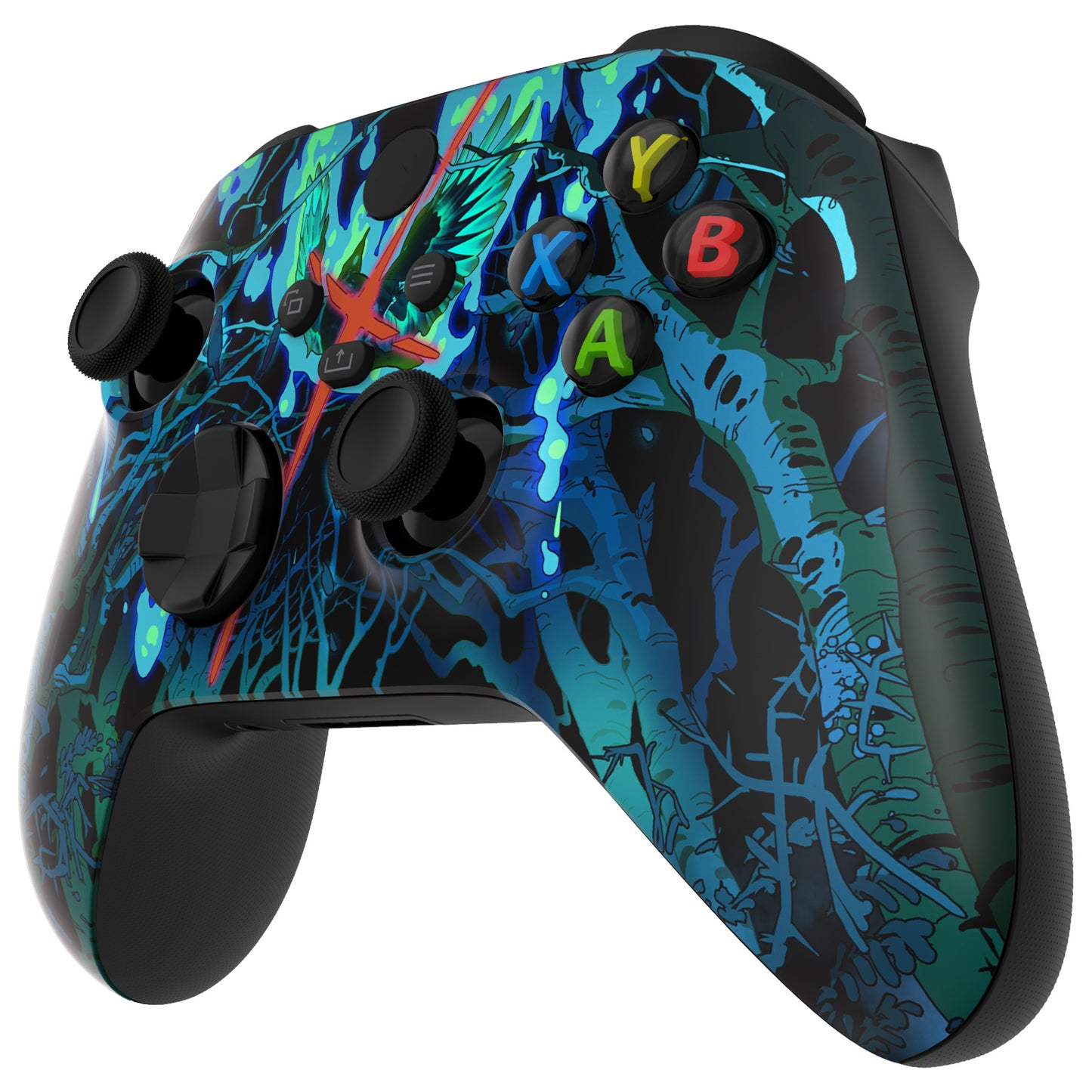 eXtremeRate Replacement Front Housing Shell for Xbox Series X & S Controller - Darkness Lost