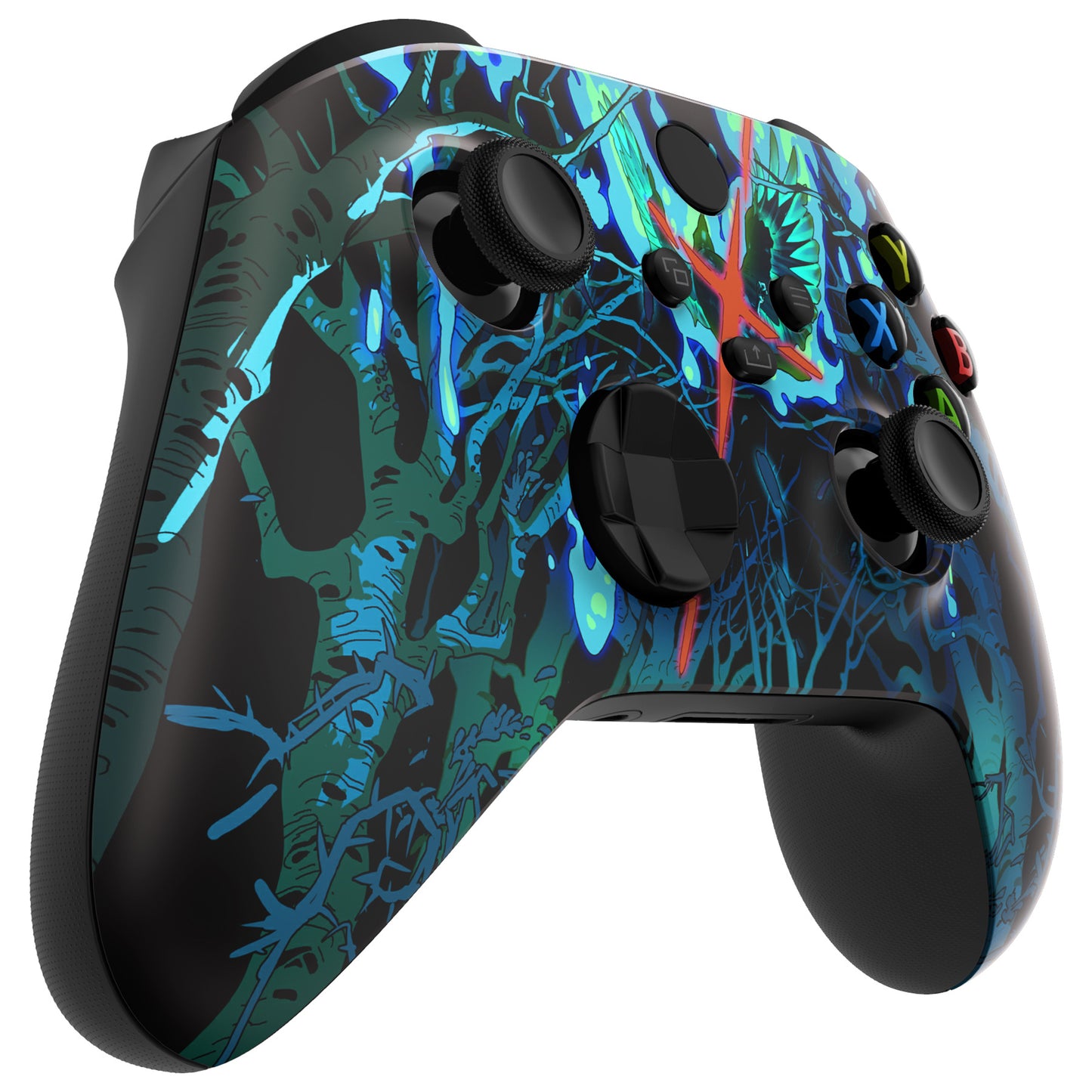 eXtremeRate Replacement Front Housing Shell for Xbox Series X & S Controller - Darkness Lost