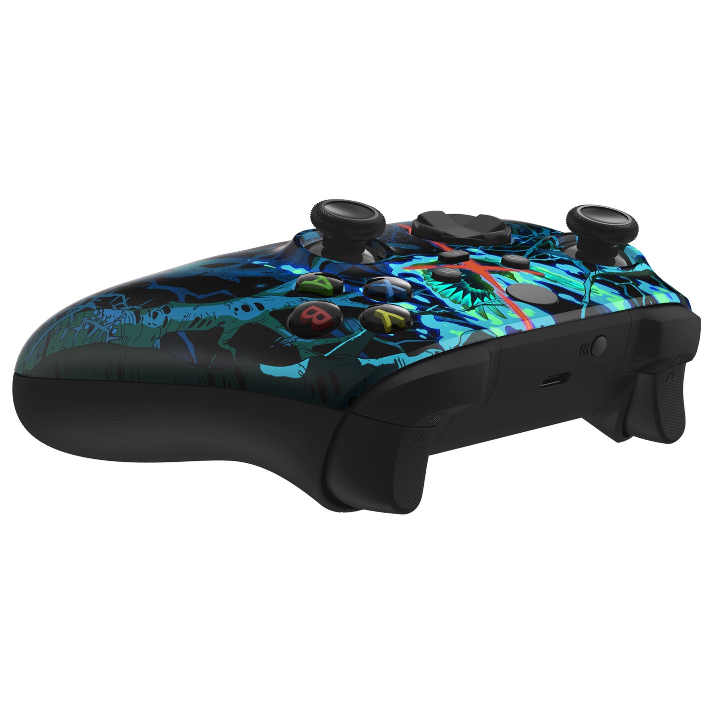 eXtremeRate Replacement Front Housing Shell for Xbox Series X & S Controller - Darkness Lost