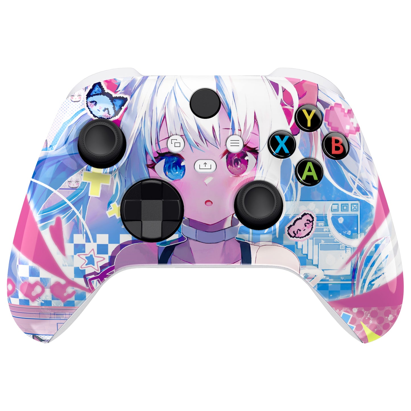 eXtremeRate Replacement Faceplate Front Housing Shell for Xbox Series X & S Controller - MeWoow