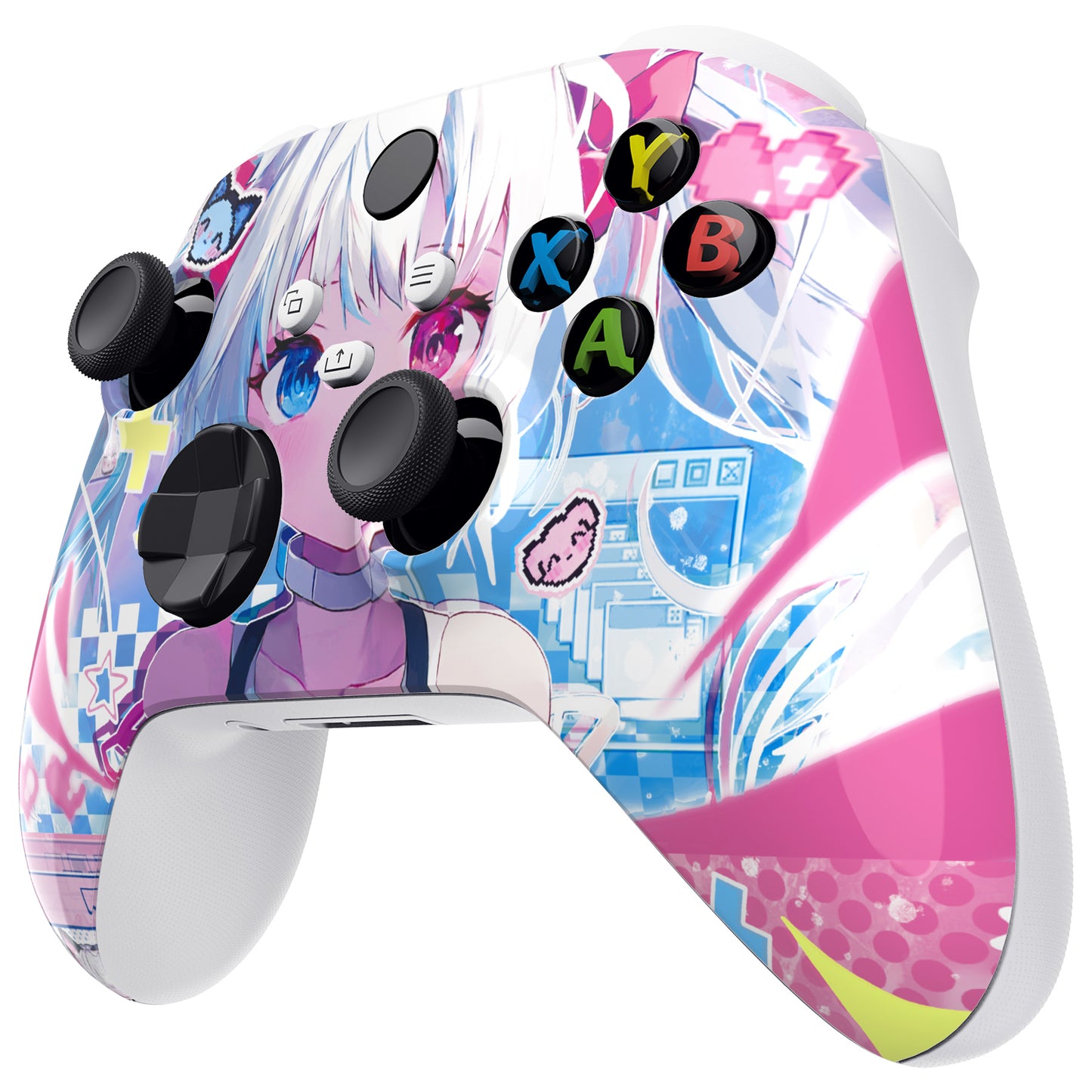 eXtremeRate Replacement Faceplate Front Housing Shell for Xbox Series X & S Controller - MeWoow