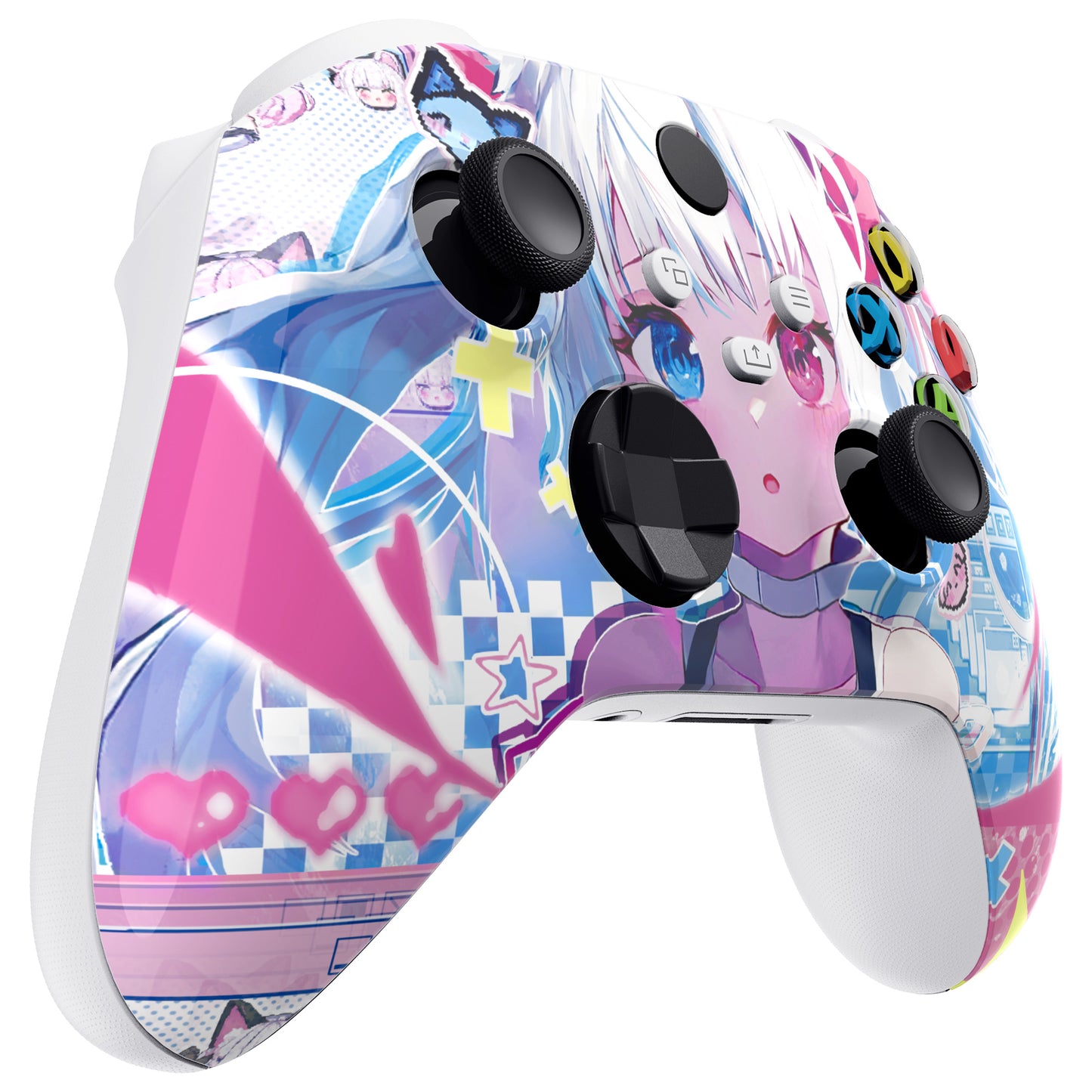 eXtremeRate Replacement Faceplate Front Housing Shell for Xbox Series X & S Controller - MeWoow