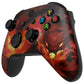 eXtremeRate Replacement Faceplate Front Housing Shell for Xbox Series X & S Controller - Purgatory Fire Serpent