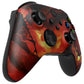 eXtremeRate Replacement Faceplate Front Housing Shell for Xbox Series X & S Controller - Purgatory Fire Serpent