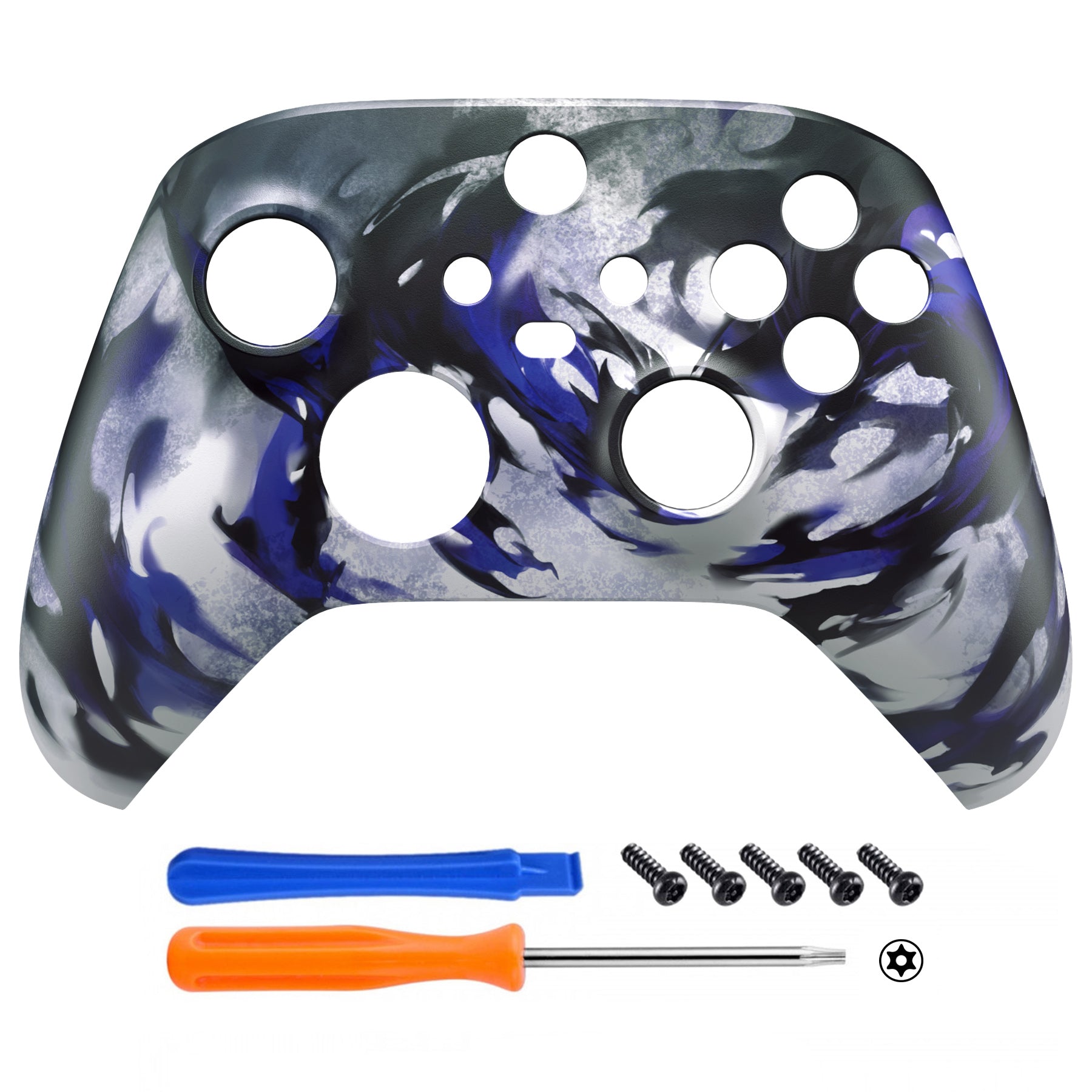 EXtremeRate Replacement Faceplate Cover For Xbox One Elite Controller Series 2 (Model 1797), Custom Front Housing Shell For Xbox Elite Series 2 Core - Glow In Dark - The Awakening Of - Foto 9