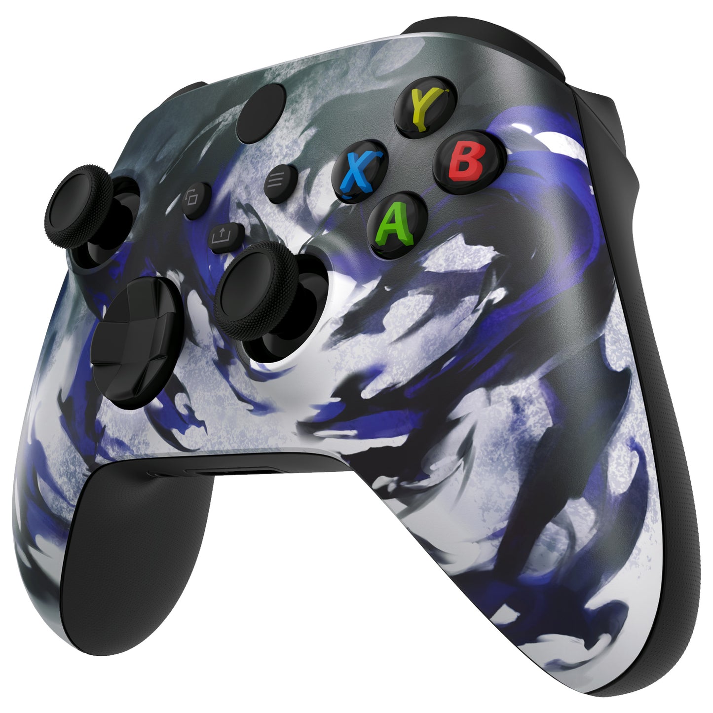 eXtremeRate Replacement Faceplate Front Housing Shell for Xbox Series X & S Controller - Shadow Magic