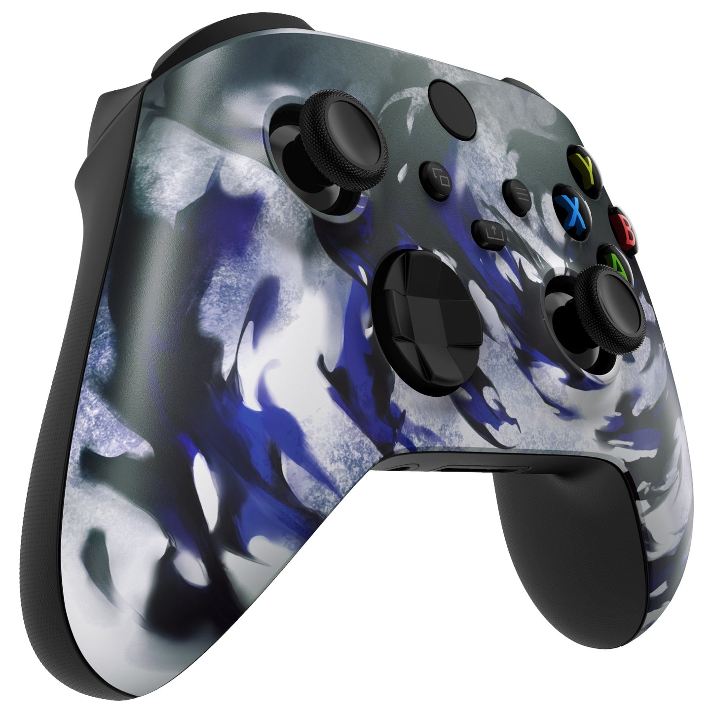 eXtremeRate Replacement Faceplate Front Housing Shell for Xbox Series X & S Controller - Shadow Magic