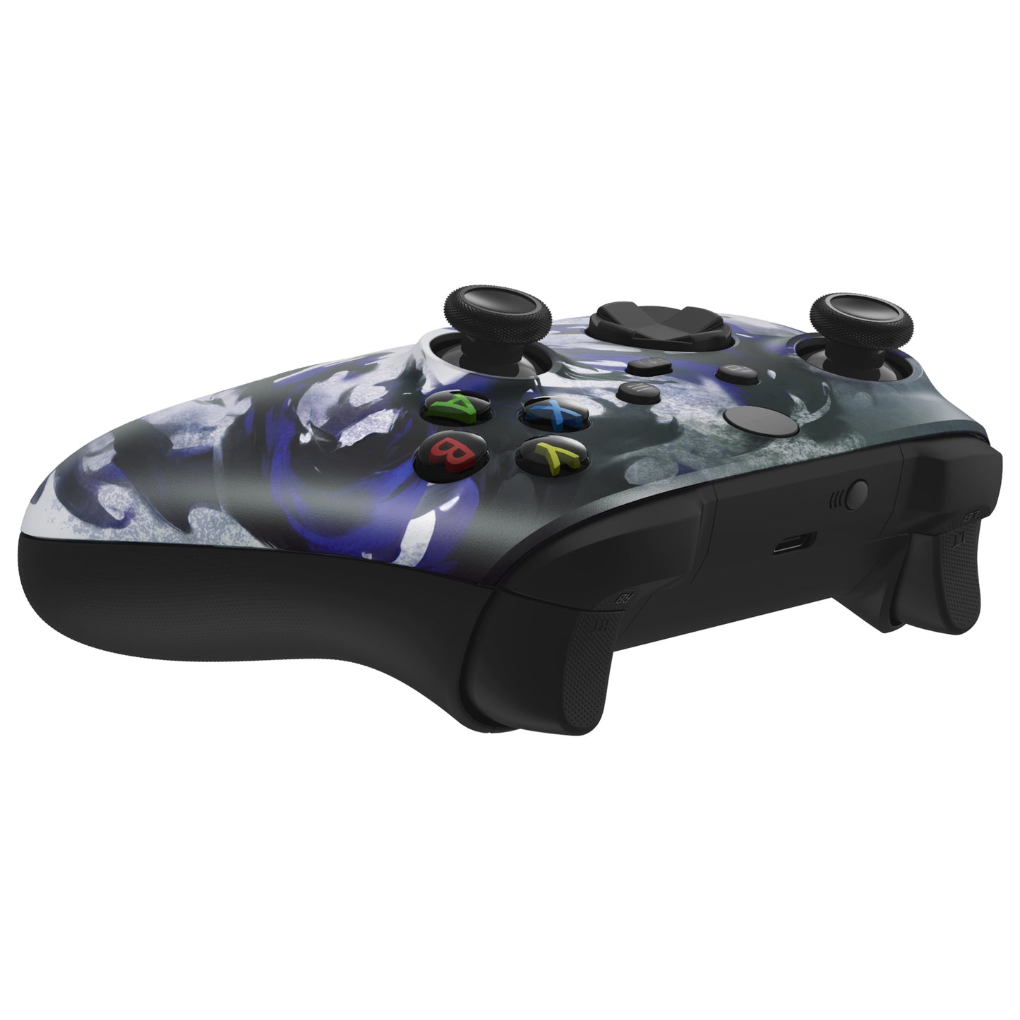 eXtremeRate Replacement Faceplate Front Housing Shell for Xbox Series X & S Controller - Shadow Magic