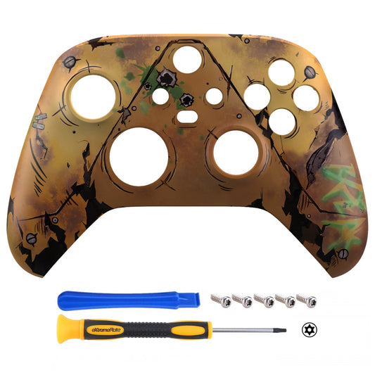 eXtremeRate Replacement Faceplate Front Housing Shell for Xbox Series X & S Controller - Waste Land eXtremeRate