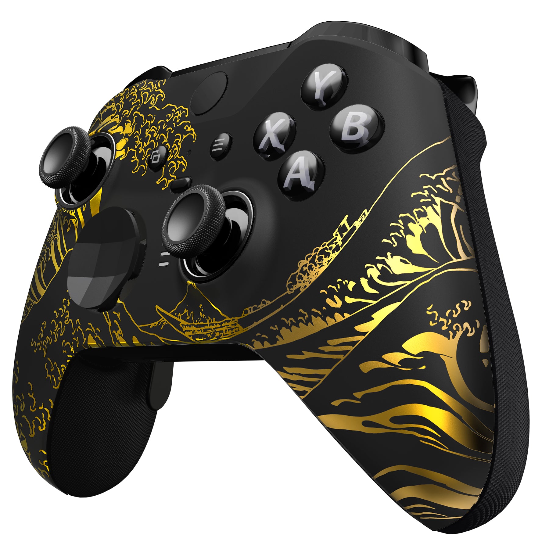 Custom Xbox Elite White Black And Gold Xbox One Controller