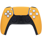 eXtremeRate Replacement Front Housing Shell with Touchpad Compatible with PS5 Controller BDM-010/020/030/040/050/060 - Caution Yellow