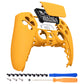 eXtremeRate Replacement Front Housing Shell with Touchpad Compatible with PS5 Controller BDM-010/020/030/040/050/060 - Caution Yellow