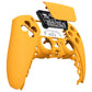 eXtremeRate Replacement Front Housing Shell with Touchpad Compatible with PS5 Controller BDM-010/020/030/040/050/060 - Caution Yellow