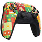 eXtremeRate Replacement Front Housing Shell with Touchpad Compatible with PS5 Controller BDM-010/020/030/040/050 - Christmas Wrap