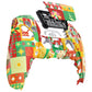 eXtremeRate Replacement Front Housing Shell with Touchpad Compatible with PS5 Controller BDM-010/020/030/040/050 - Christmas Wrap