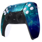 eXtremeRate Replacement Front Housing Shell with Touchpad Compatible with PS5 Controller BDM-010/020/030/040/050/060 - Blue Nebula