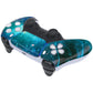 eXtremeRate Replacement Front Housing Shell with Touchpad Compatible with PS5 Controller BDM-010/020/030/040/050/060 - Blue Nebula