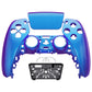 eXtremeRate Replacement Front Housing Shell with Touchpad Compatible with PS5 Controller BDM-010/020/030/040/050 - Chameleon Purple Blue