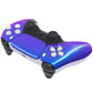 eXtremeRate Replacement Front Housing Shell with Touchpad Compatible with PS5 Controller BDM-010/020/030/040/050 - Chameleon Purple Blue