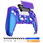 eXtremeRate Replacement Front Housing Shell with Touchpad Compatible with PS5 Controller BDM-010/020/030/040/050 - Chameleon Purple Blue