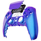 eXtremeRate Replacement Front Housing Shell with Touchpad Compatible with PS5 Controller BDM-010/020/030/040/050 - Chameleon Purple Blue