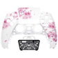 eXtremeRate Replacement Front Housing Shell with Touchpad Compatible with PS5 Controller BDM-010/020/030/040/050/060 - Cherry Blossom Whisper