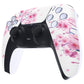 eXtremeRate Replacement Front Housing Shell with Touchpad Compatible with PS5 Controller BDM-010/020/030/040/050/060 - Cherry Blossom Whisper