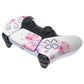 eXtremeRate Replacement Front Housing Shell with Touchpad Compatible with PS5 Controller BDM-010/020/030/040/050/060 - Cherry Blossom Whisper